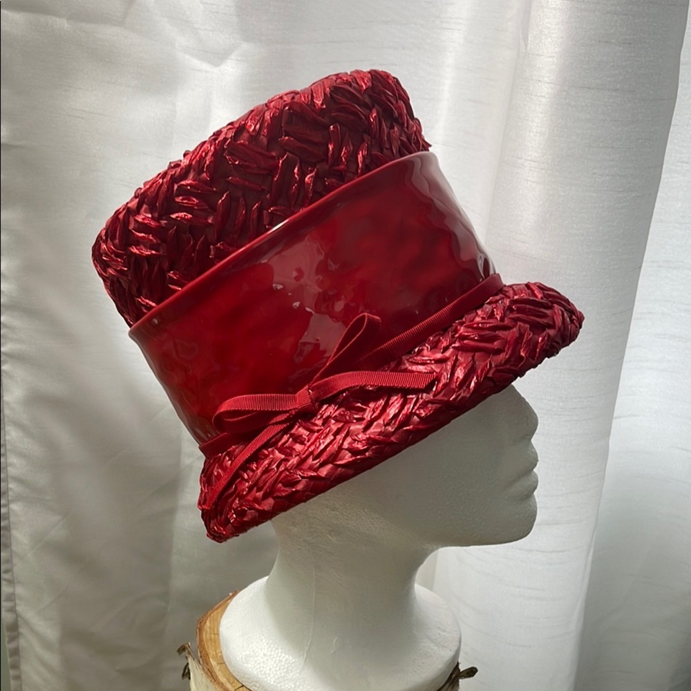Elegant Red Women's Hat